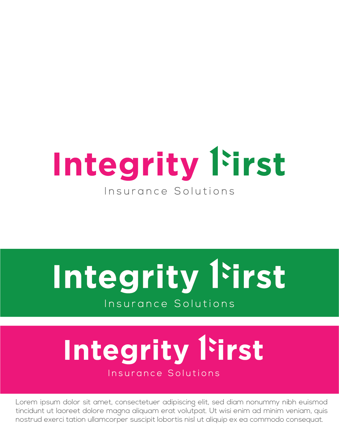 Logo Design by Walker Designer 2 for Integrity First Insurance Solutions Pty Ltd | Design #26340527