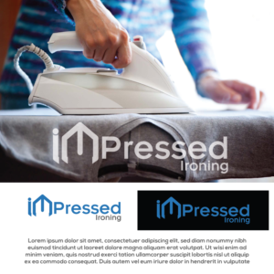 ImPressed Ironing | Logo Design by Walker Designer 2
