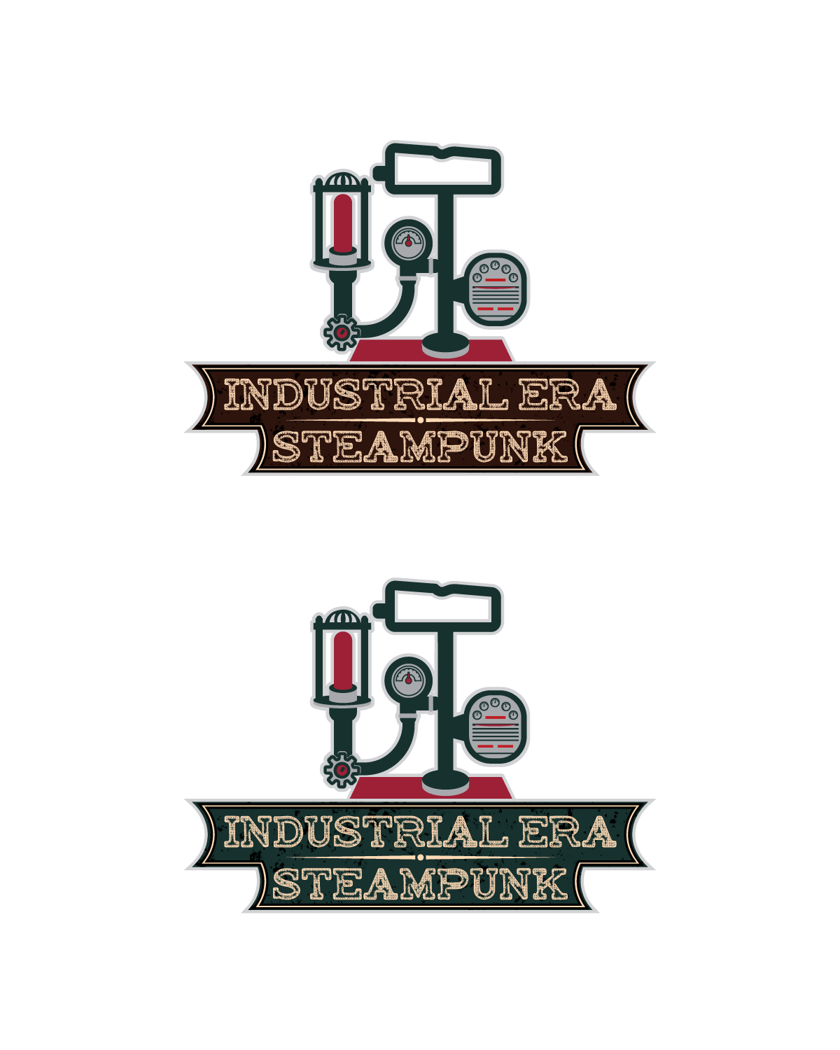Logo Design by Lanka Ama for Industrial Era Steampunk | Design #26349640