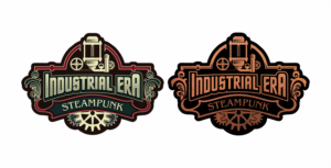 Logo-Design von pa2pat für Industrial Era Steampunk | Design: #26348288