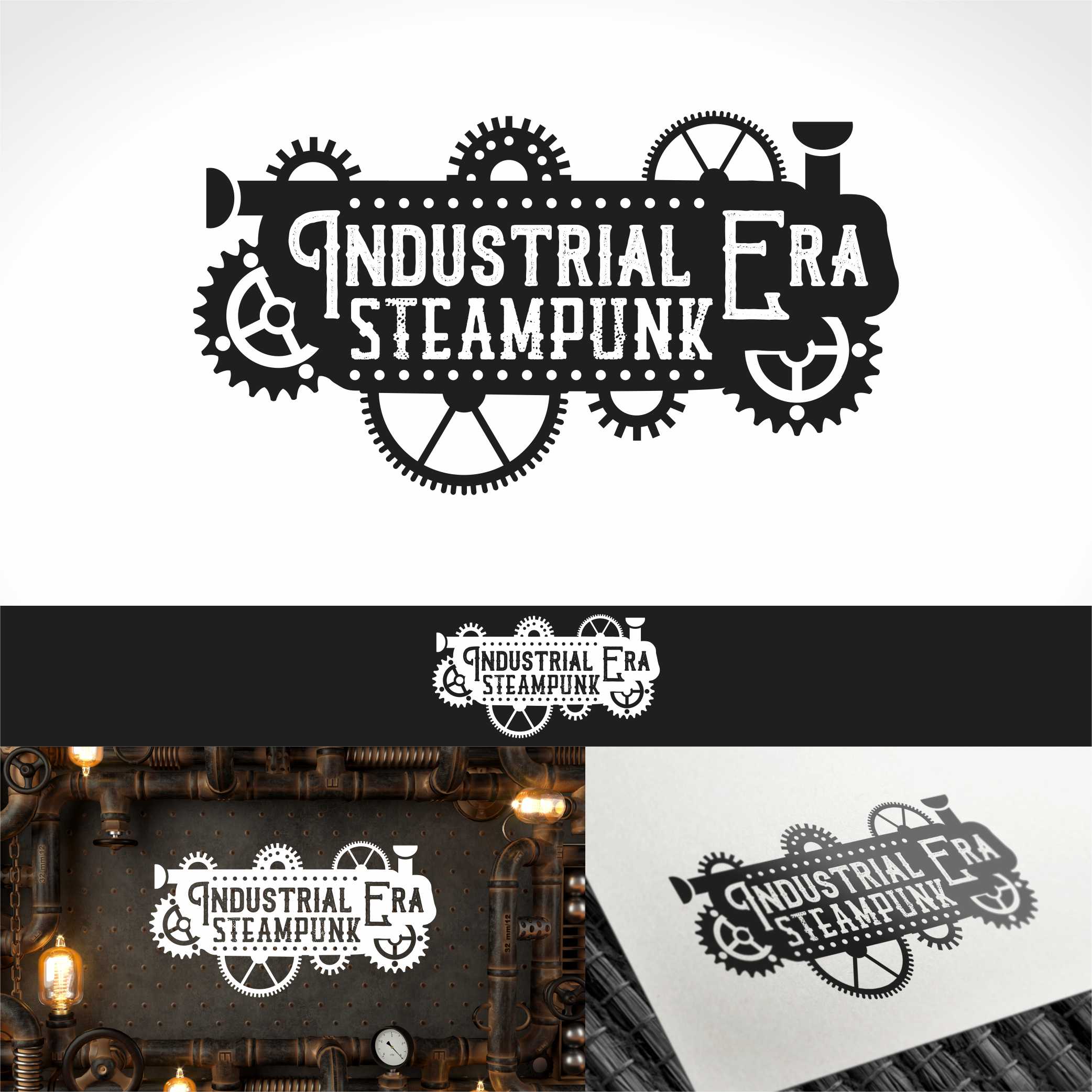 Logo Design by Nicolene Barnard for Industrial Era Steampunk | Design #26337348