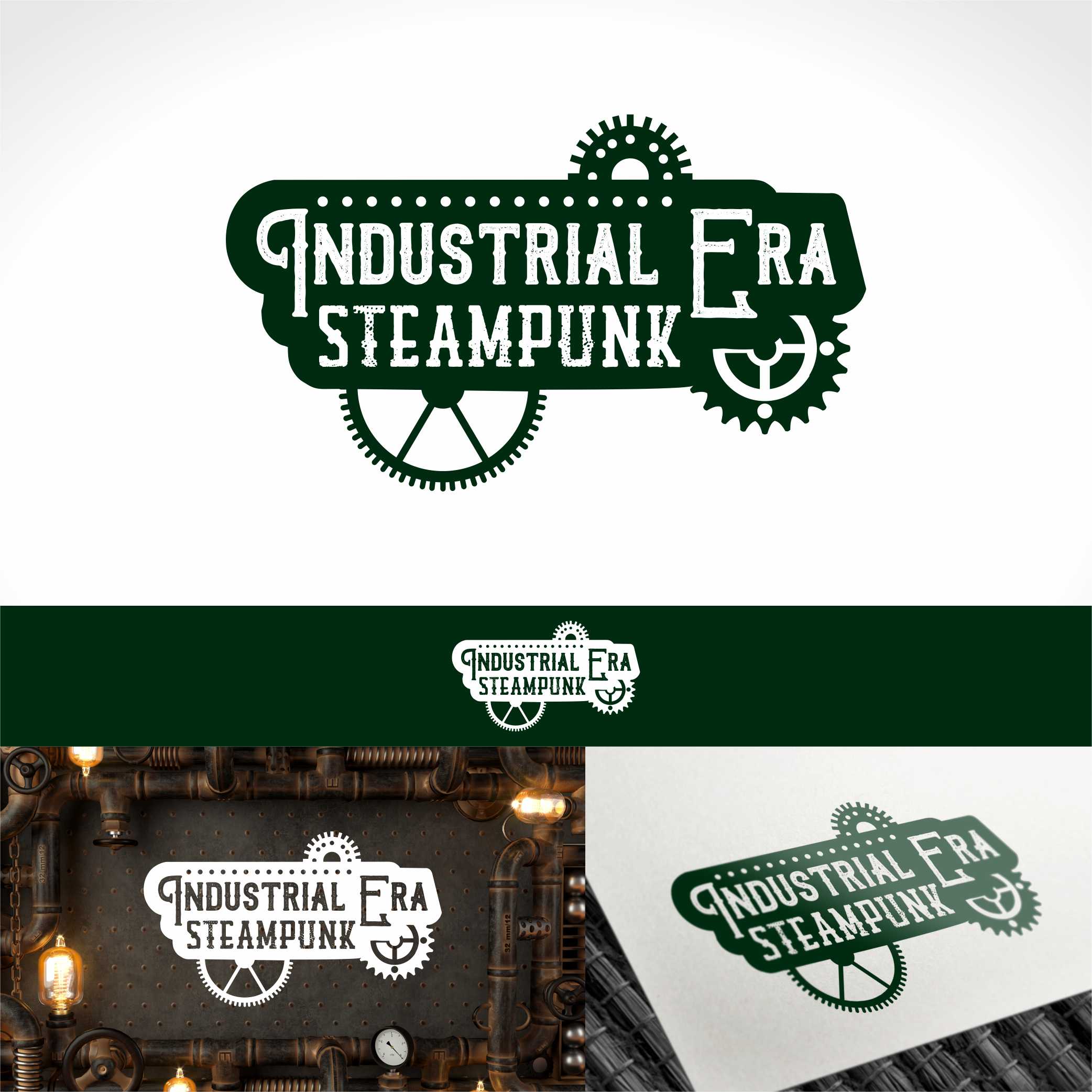 Logo Design by Nicolene Barnard for Industrial Era Steampunk | Design #26337681