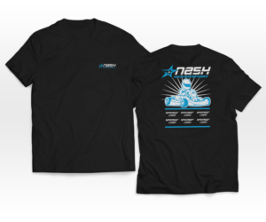 Nash Motorsport Karting team T-Shirt | Diseño de Camiseta por Luniere Designs