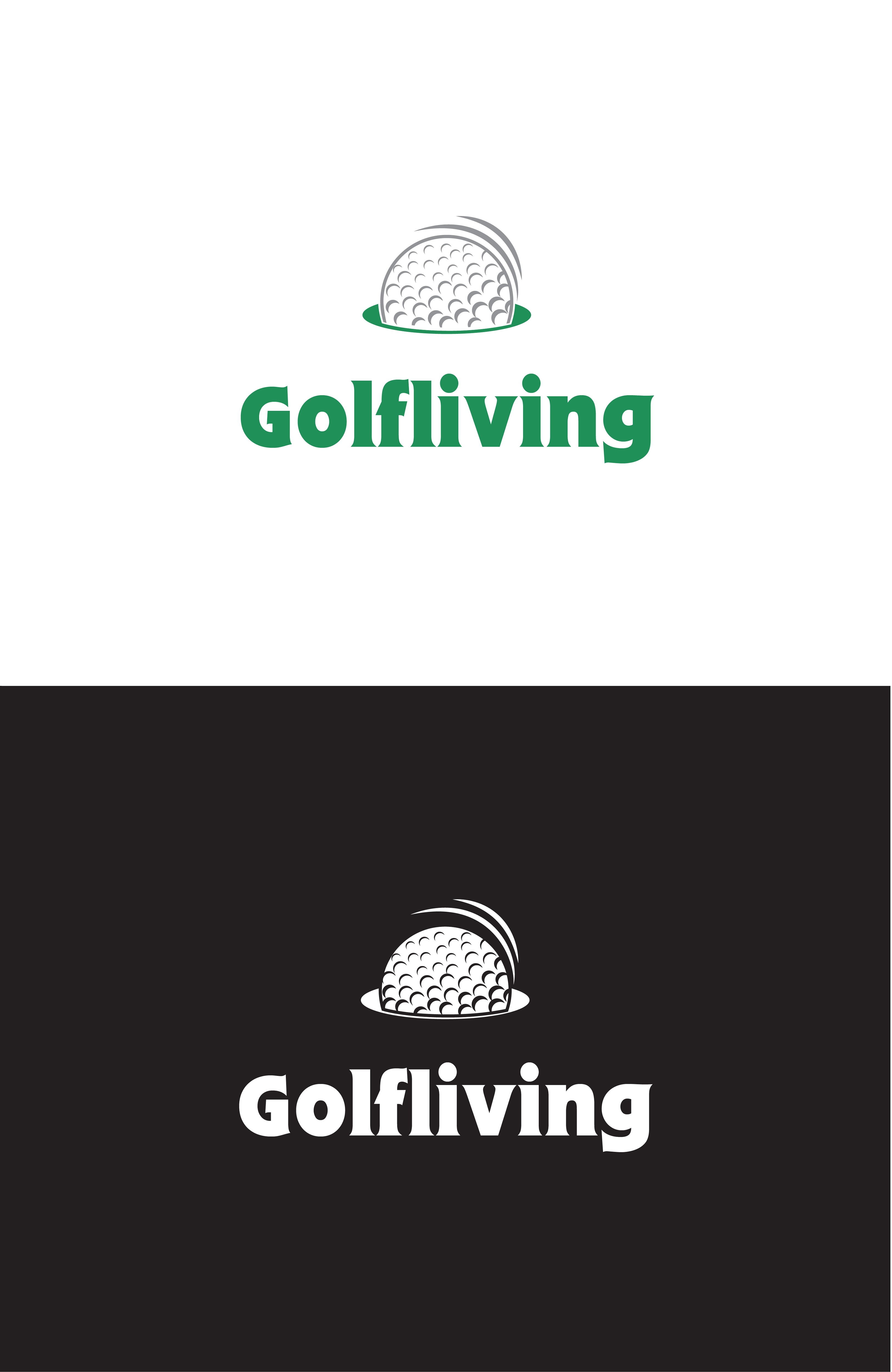 Logo Design by Kira Graphics for GolfLIVING | Design #26350686
