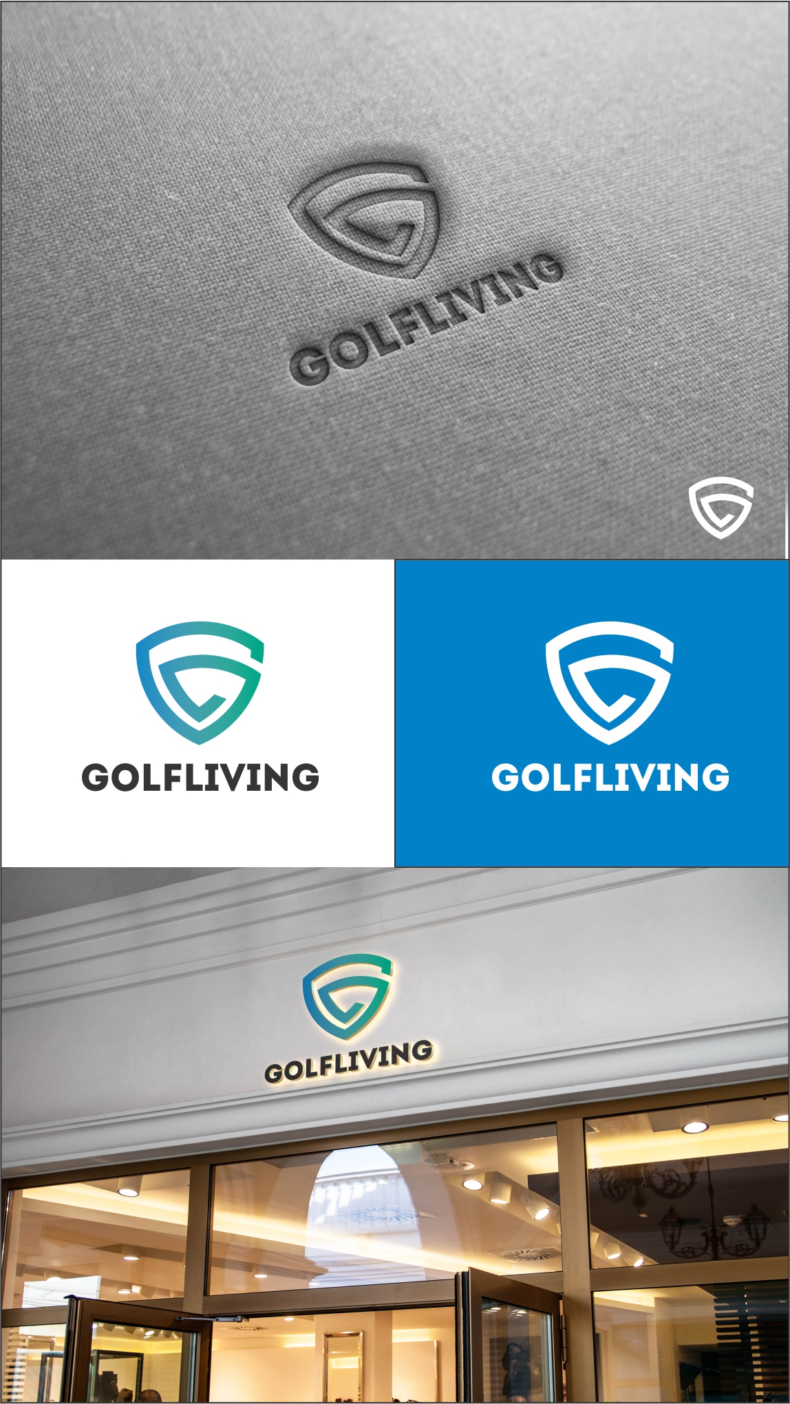 Logo Design by dclawstudio for GolfLIVING | Design #26348932