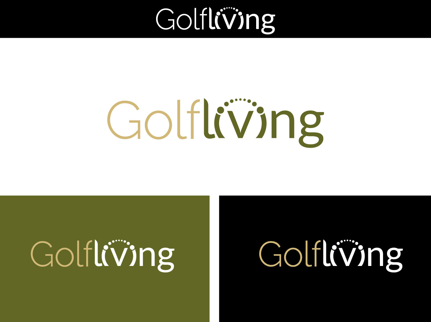 Logo Design by Rubia@ for GolfLIVING | Design: #26349434