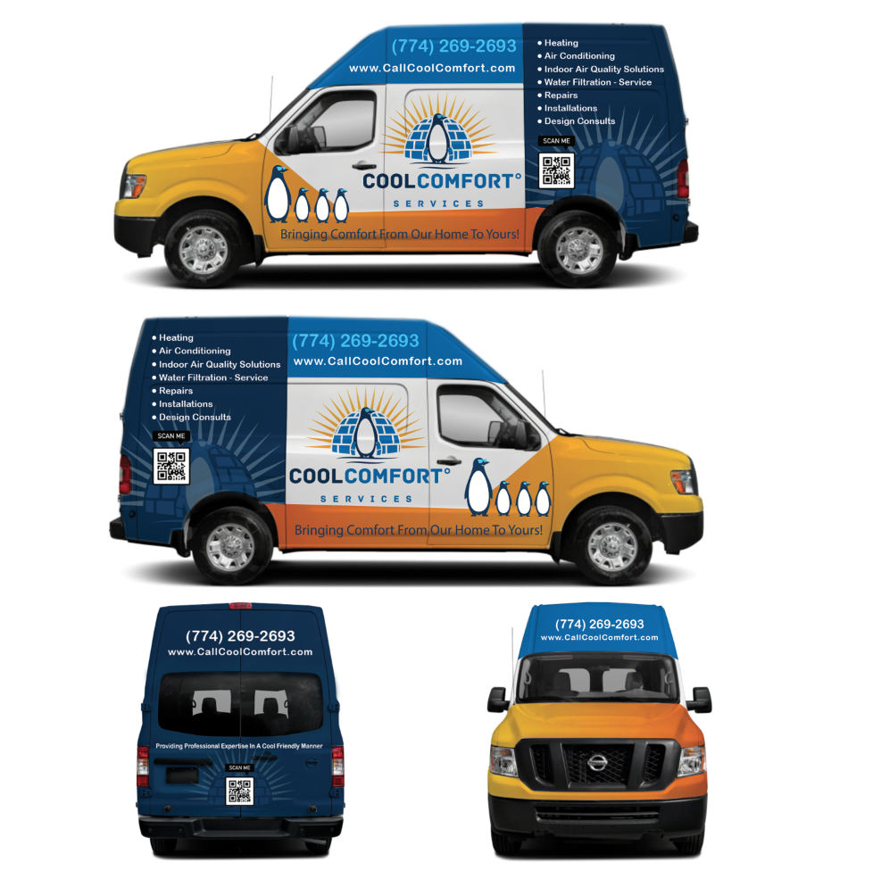 Design de Covering de Véhicule par Einder pour Cool Comfort Services | Design #26355519