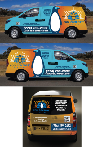 Design de Covering de Véhicule par Deziners Zone pour Cool Comfort Services | Design : #26333573