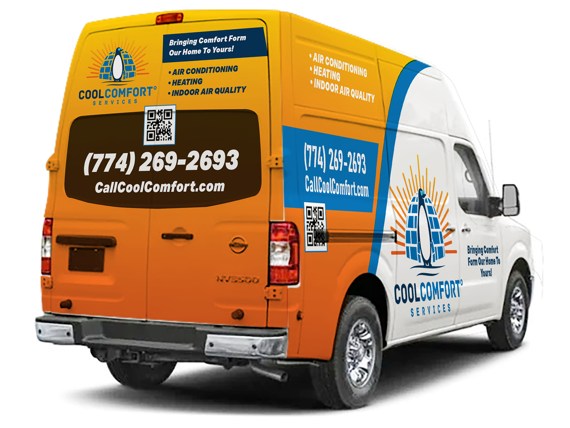 Design de Covering de Véhicule par Deziners Zone pour Cool Comfort Services | Design #26353058