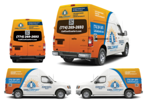 Design de Covering de Véhicule par Deziners Zone pour Cool Comfort Services | Design : #26353059