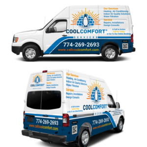 Design de Covering de Véhicule par LAXMI DESIGNHUB pour Cool Comfort Services | Design : #26352796