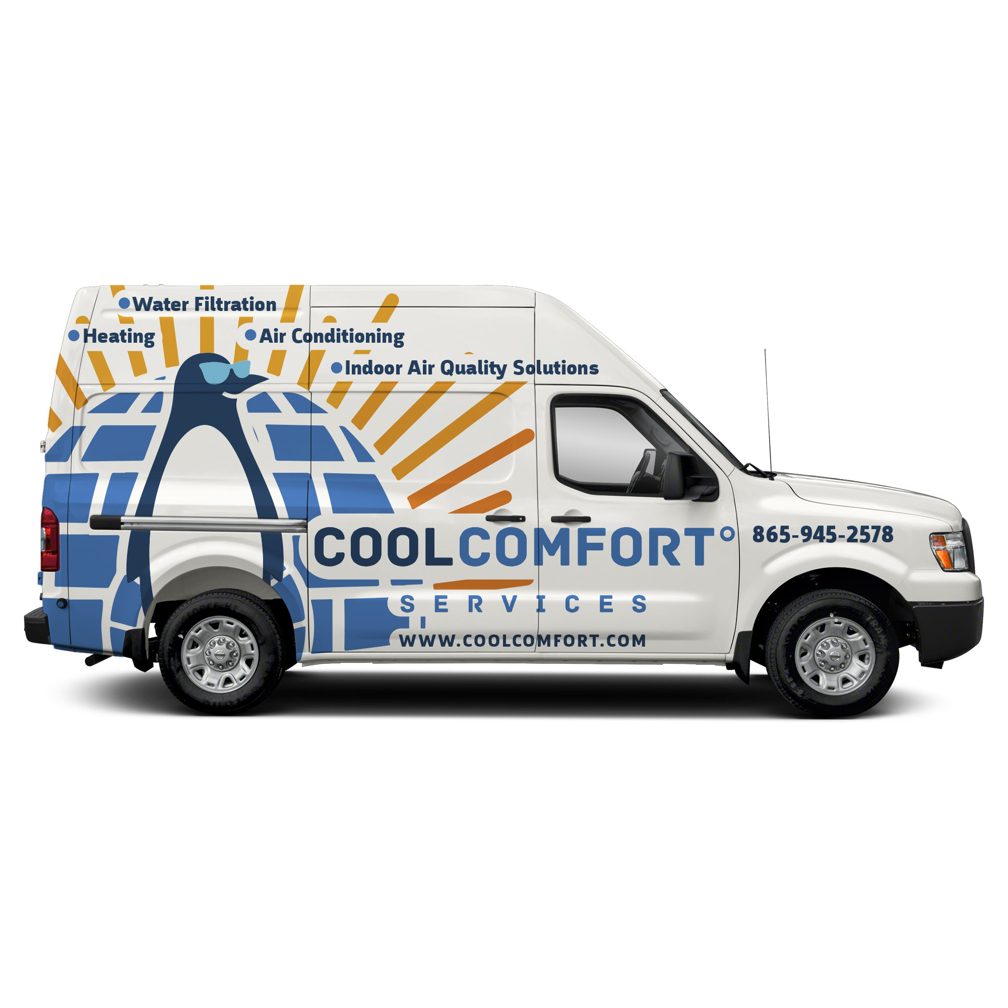 Car Wrap Design by haru_ichiban for Cool Comfort Services | Design #26345101