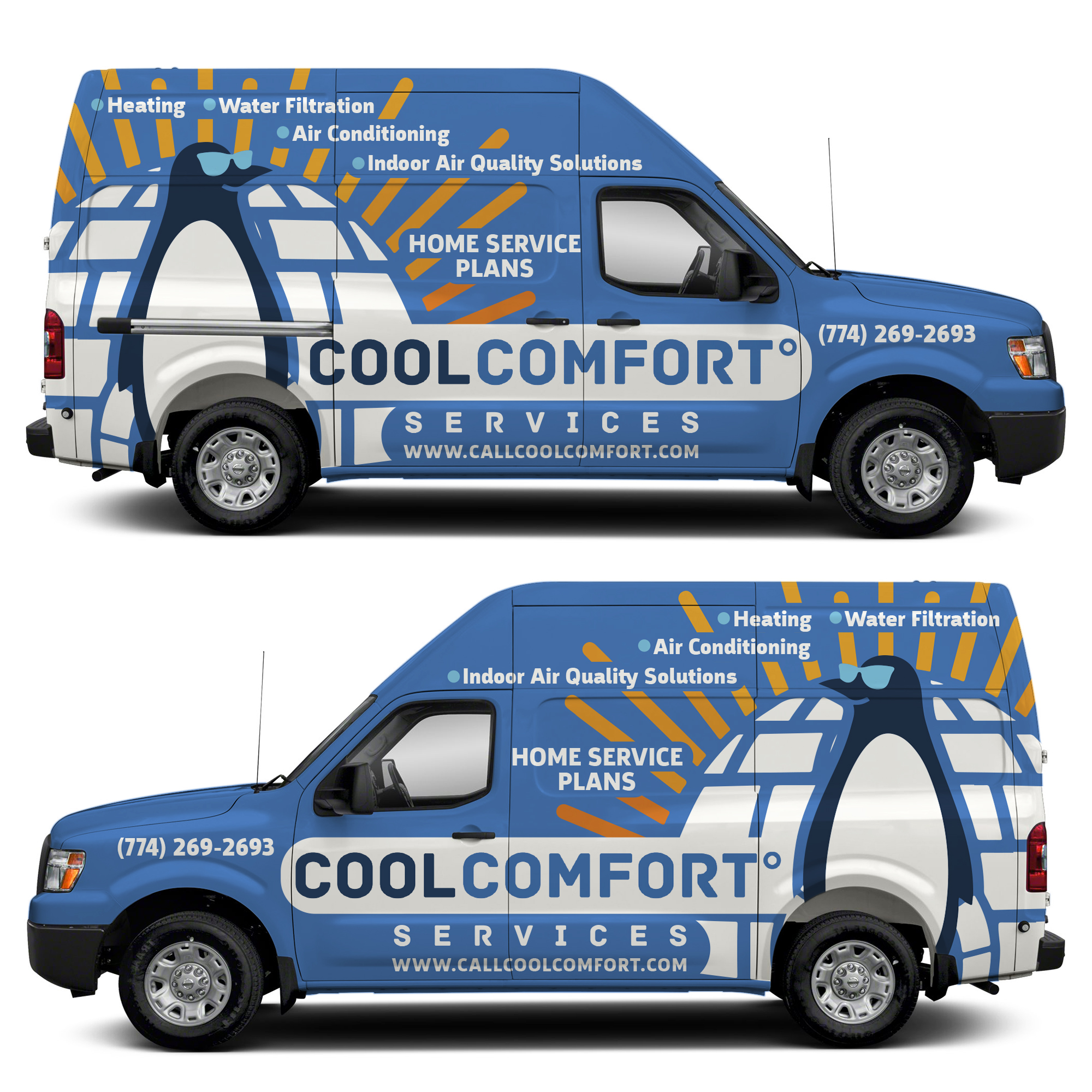 Design de Covering de Véhicule par haru_ichiban pour Cool Comfort Services | Design #26351128