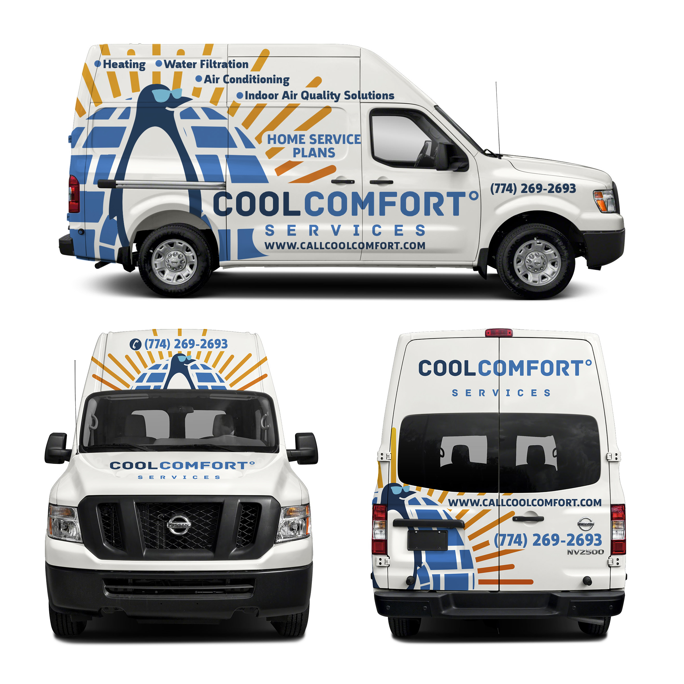 Design de Covering de Véhicule par haru_ichiban pour Cool Comfort Services | Design #26356740