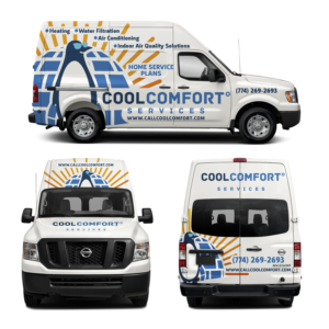 Car Wrap Design by haru_ichiban for Cool Comfort Services | Design: #26356744