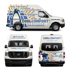 Car Wrap Design by haru_ichiban for Cool Comfort Services | Design: #26356746