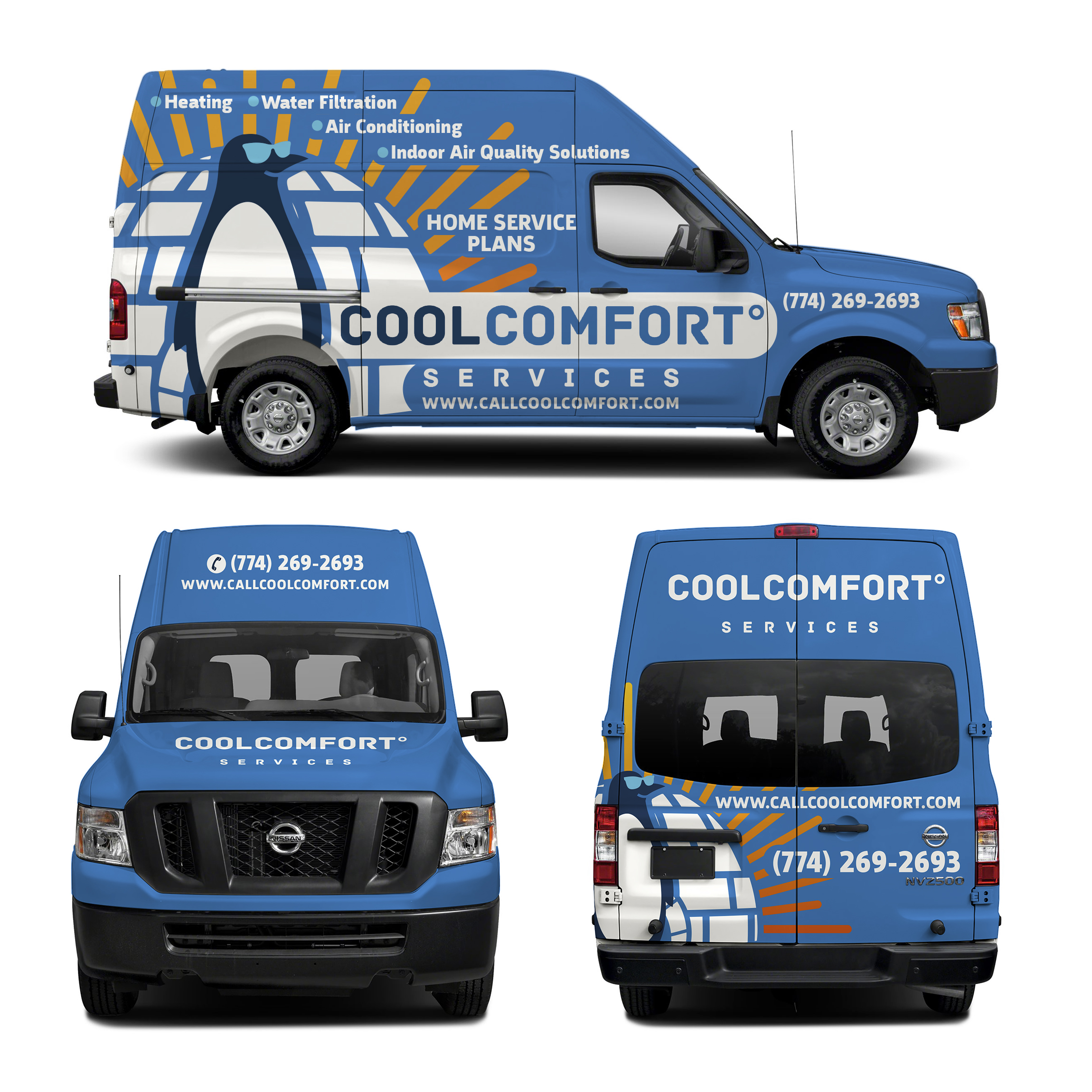 Car Wrap Design by haru_ichiban for Cool Comfort Services | Design #26361538
