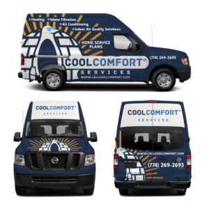 Car Wrap Design by haru_ichiban for Cool Comfort Services | Design: #26362430