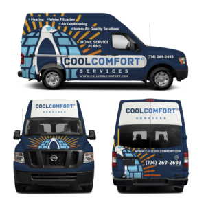 Car Wrap Design by haru_ichiban for Cool Comfort Services | Design: #26362431