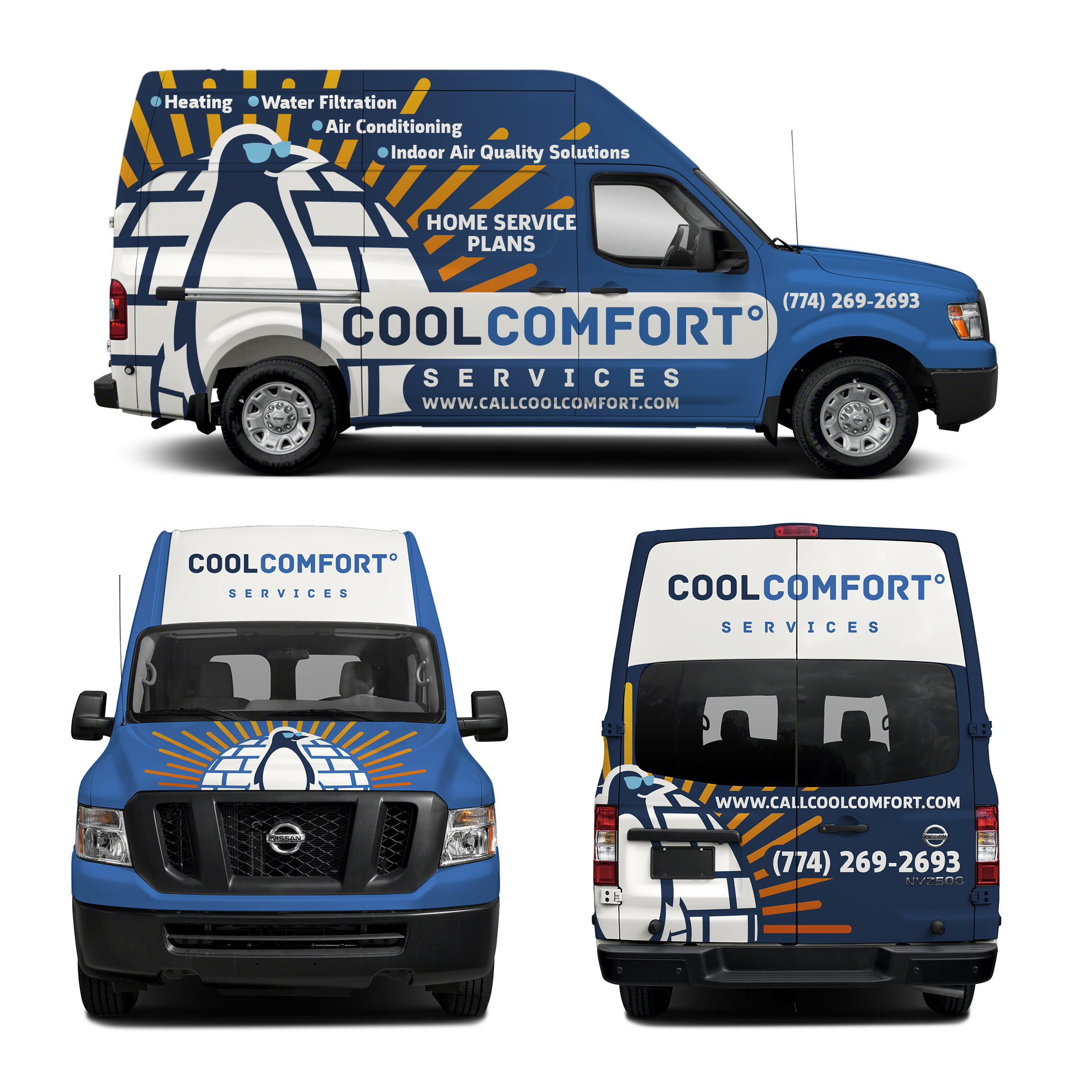 Design de Covering de Véhicule par haru_ichiban pour Cool Comfort Services | Design #26367676