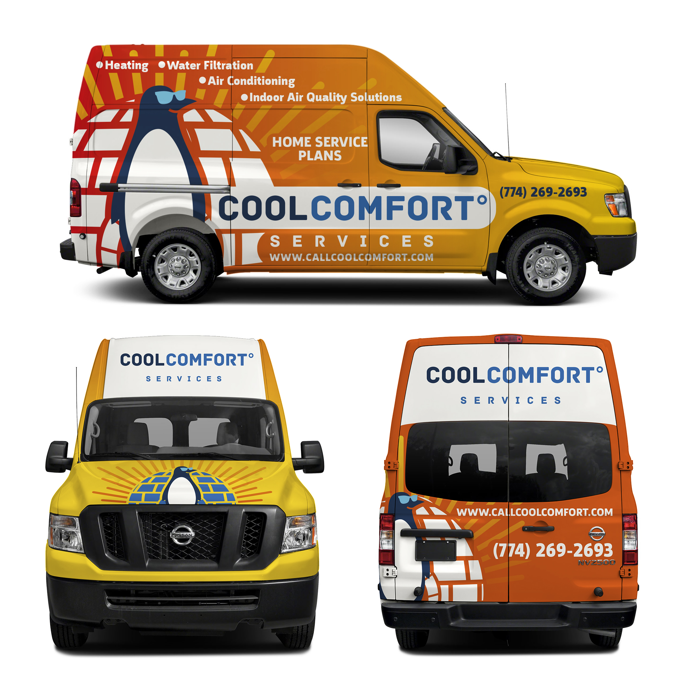 Design de Covering de Véhicule par haru_ichiban pour Cool Comfort Services | Design #26367783