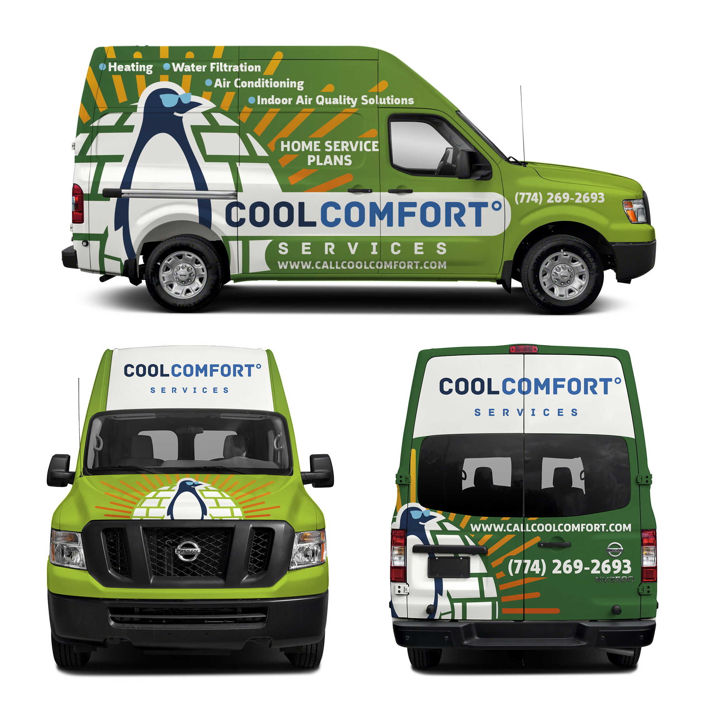 Design de Covering de Véhicule par haru_ichiban pour Cool Comfort Services | Design #26367812