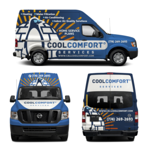 Diseño de Rotulación de Vehículo por haru_ichiban para Cool Comfort Services | Diseño: #26387096