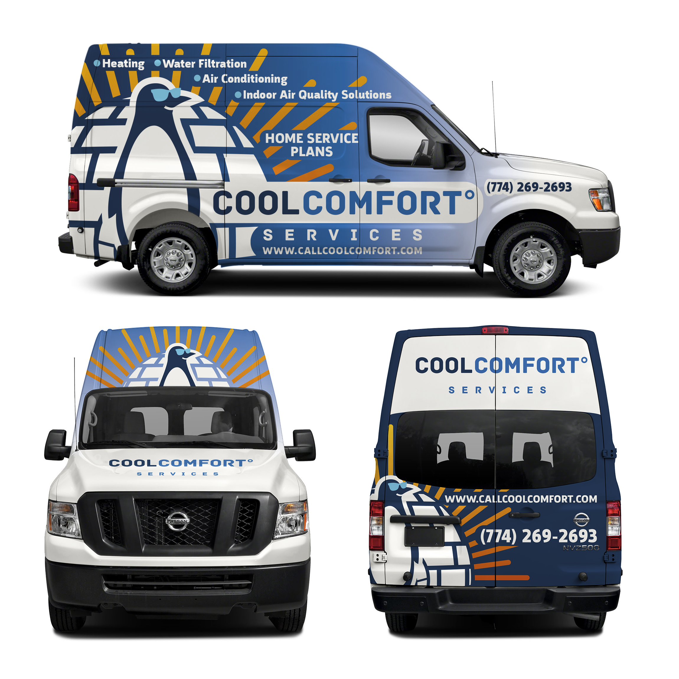 Car Wrap Design by haru_ichiban for Cool Comfort Services | Design #26400718