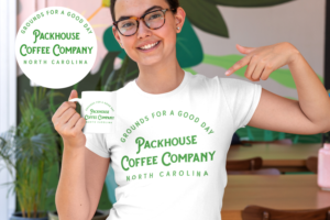 T-shirt Design by Vitamin for Packhouse Coffee Company | Design: #26354747