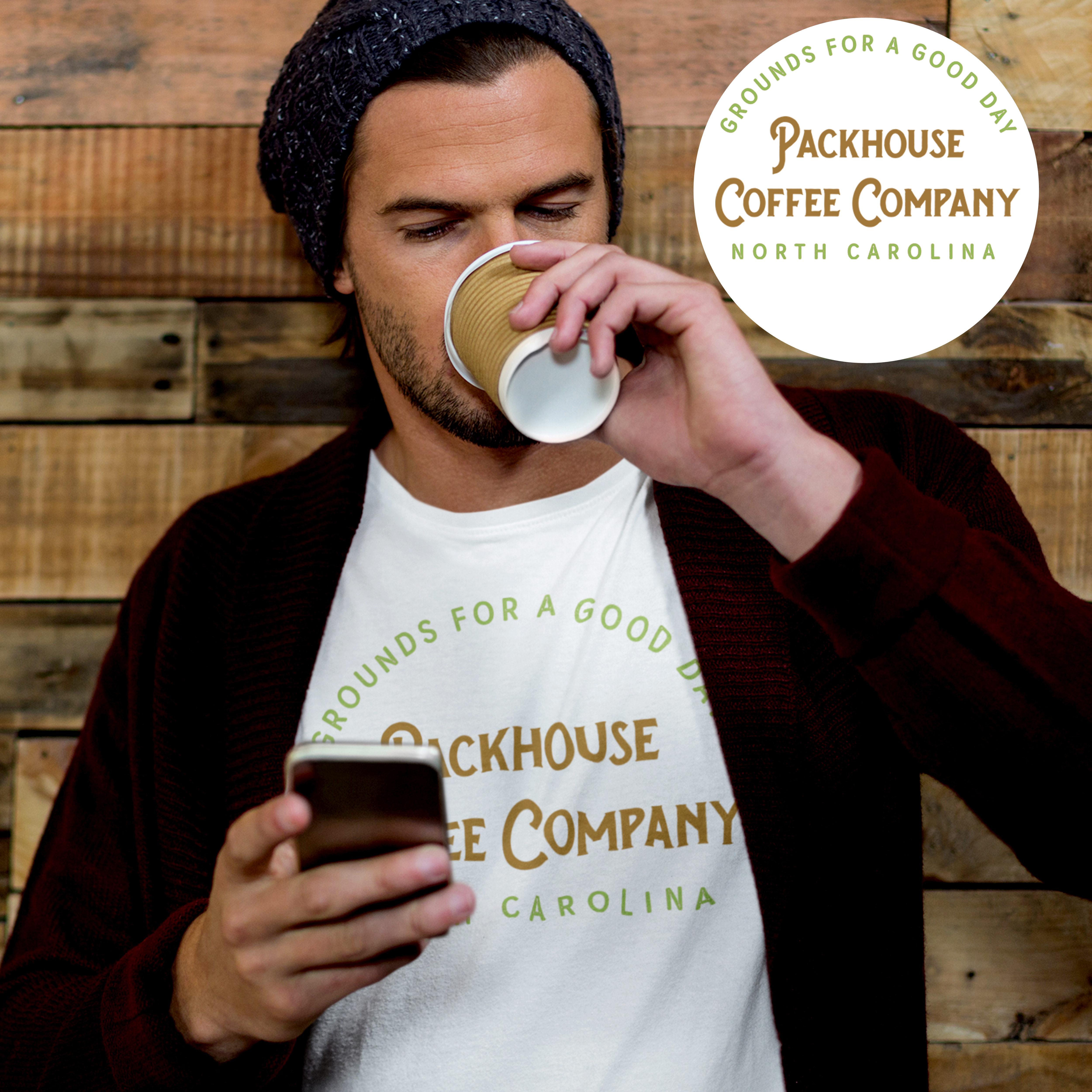 T-Shirt-Design von Vitamin für Packhouse Coffee Company | Design #26354799