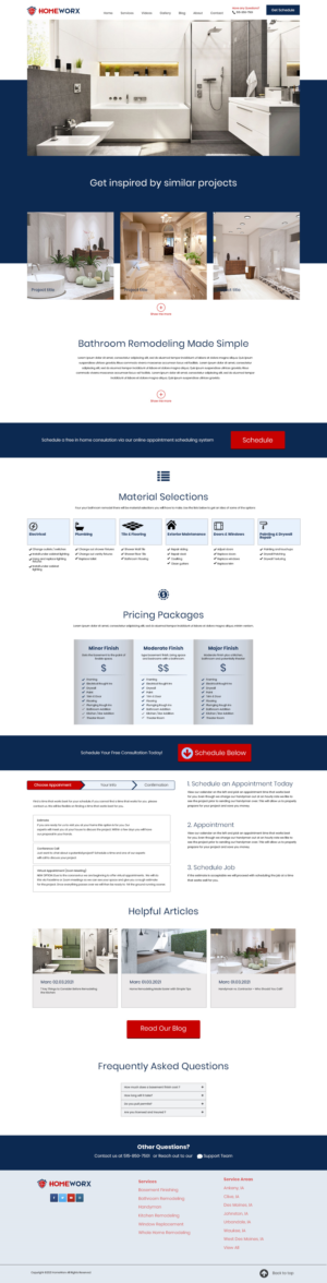Web Design by Tanvir for this project | Design #26349398