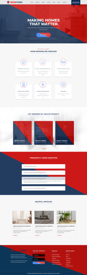 Web Design by Faizan Qadir for this project | Design: #26360686