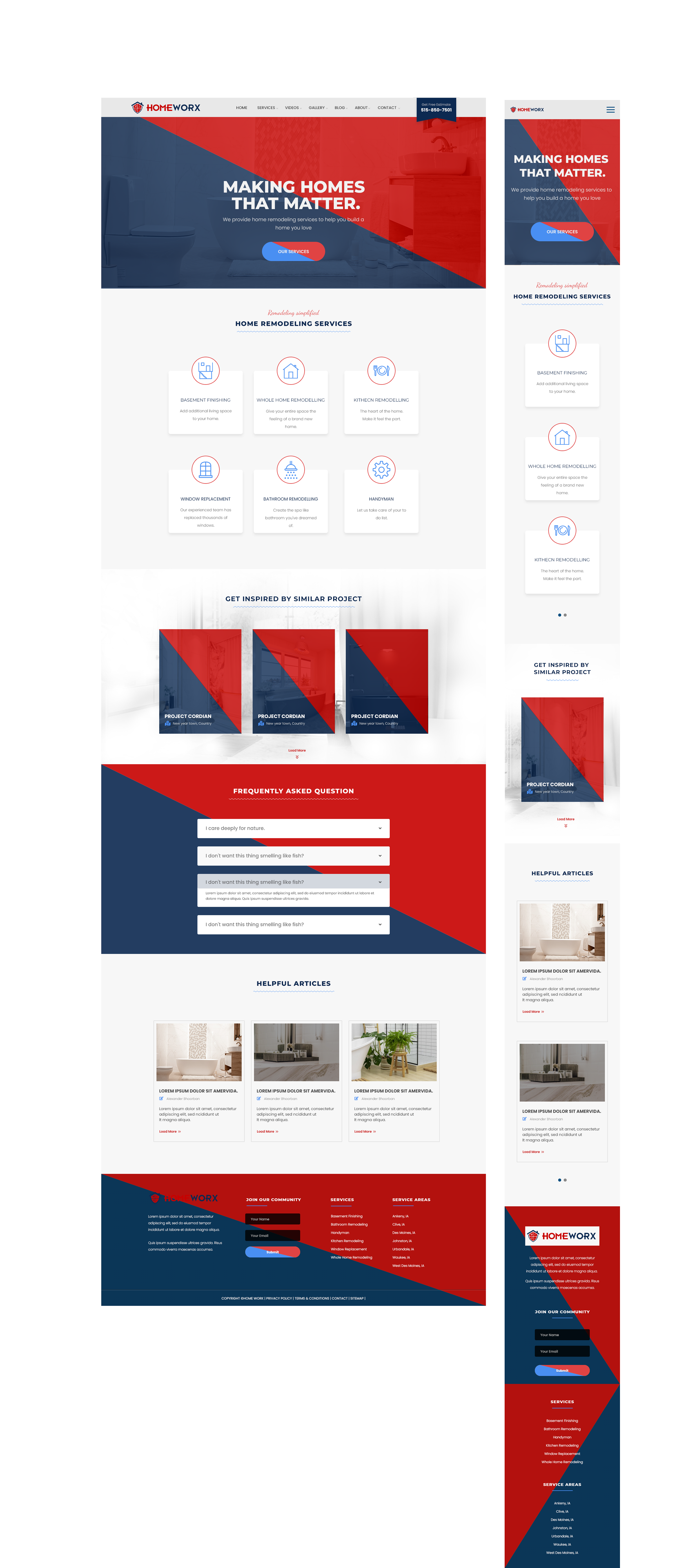 Web Design by Faizan Qadir for this project | Design #26364967