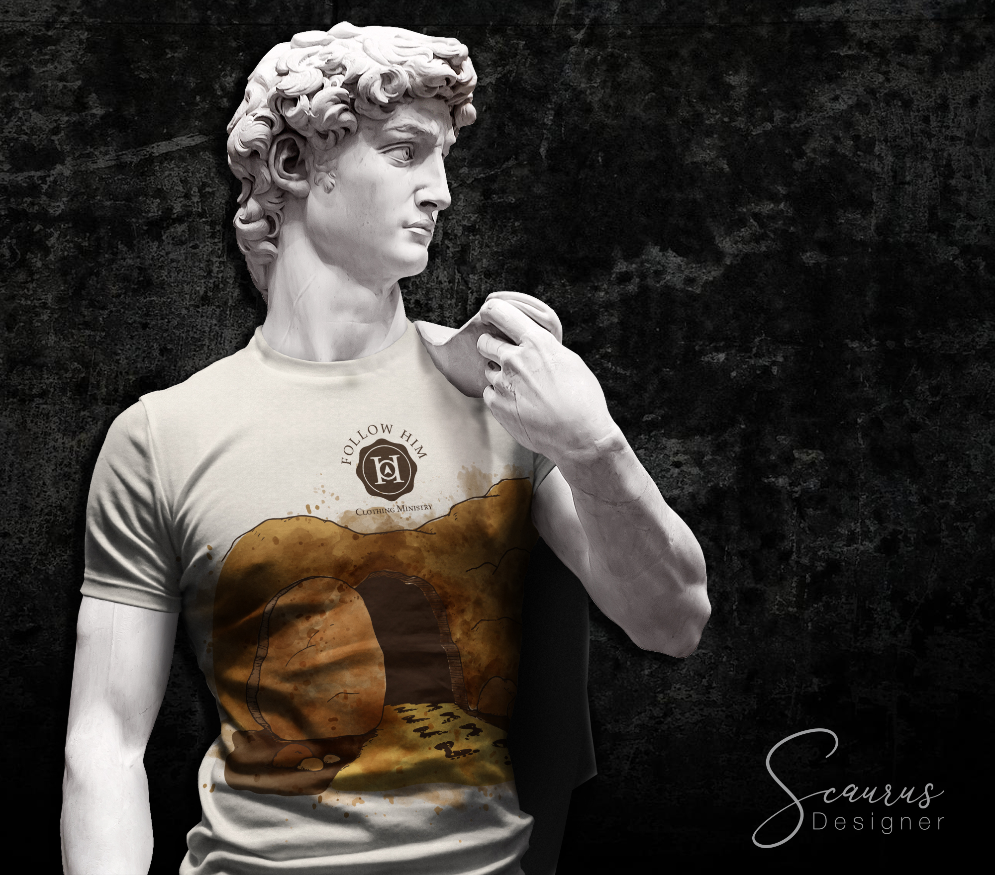 Logo Design by InkThink by Scaurus for Follow Him Clothing Ministry | Design #26330191