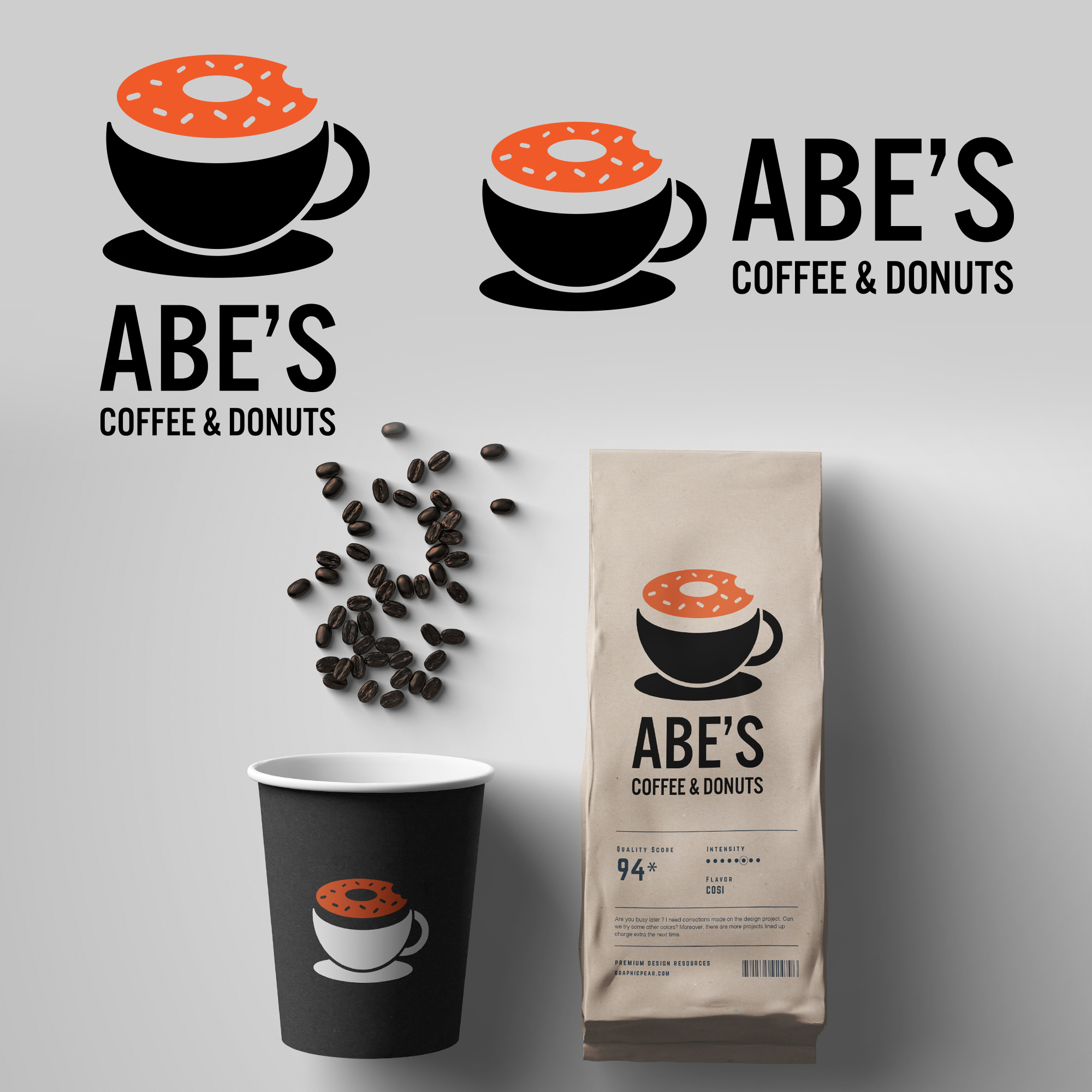 Graphic Design by simple mind for Abe's Coffee and Donuts | Design #26331338