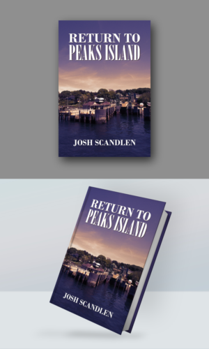 "Return To Peaks Island"  Fictional Book Cover | Diseño de portada de libro por ecorokerz