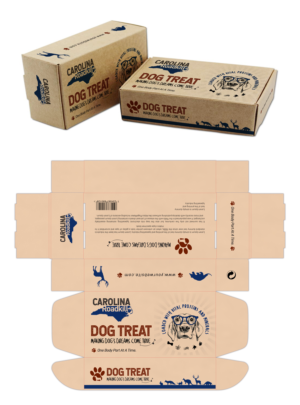 Carolina Road Kill Dog Treat Box | Diseño de Empaque por SAI DESIGNS