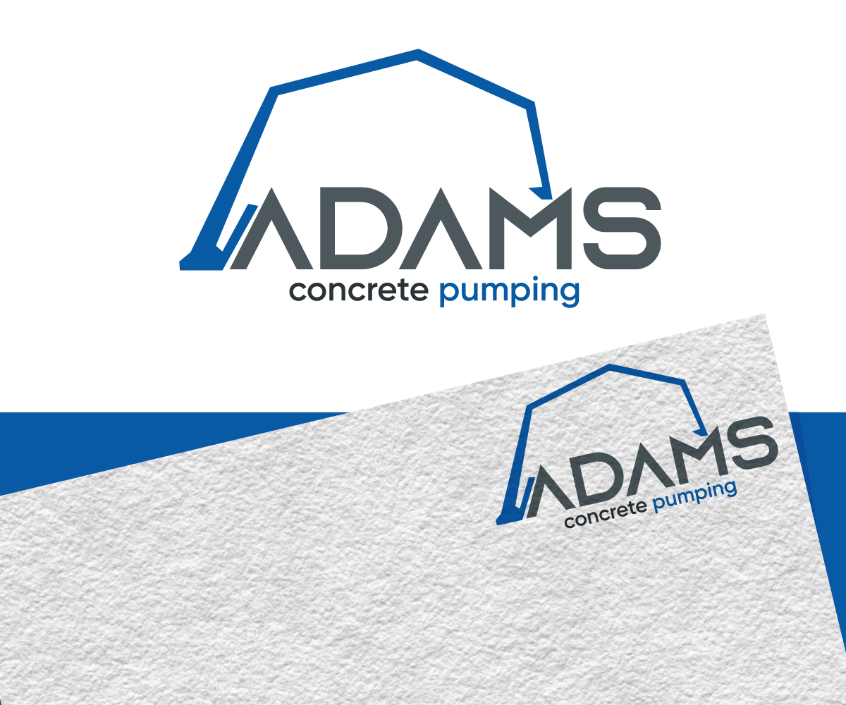 Logo Design by Jay Design for Adams concrete pumping ltd  | Design #26332664