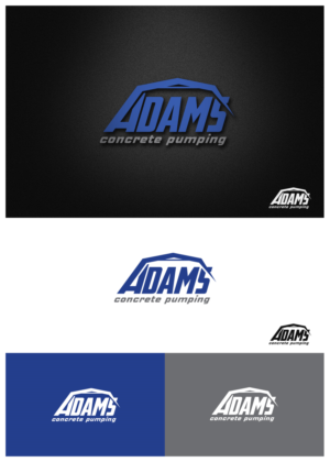 Logo Design by goranvisnjic82 for Adams concrete pumping ltd  | Design #26335468