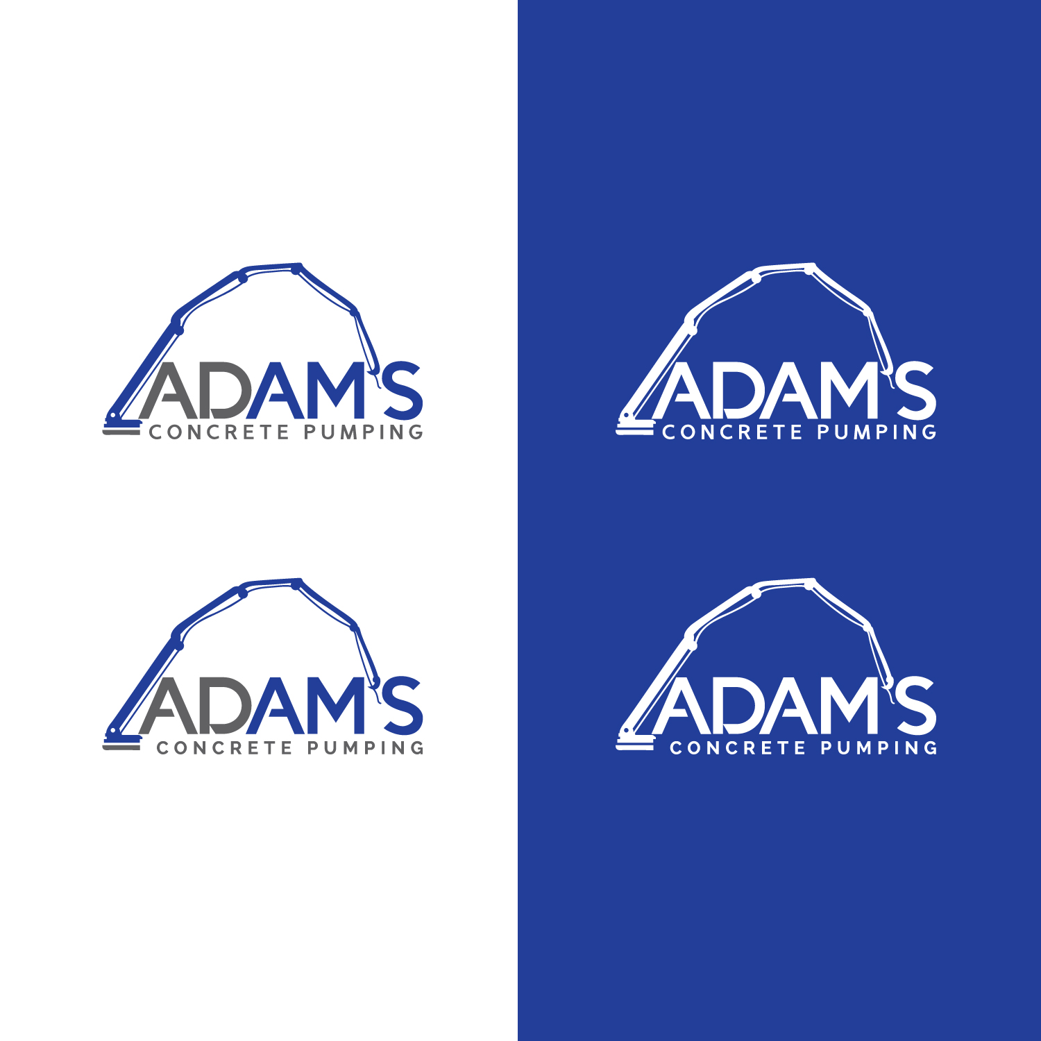 Diseño de Logo por sankar999 para Adams concrete pumping ltd  | Diseño #26363052
