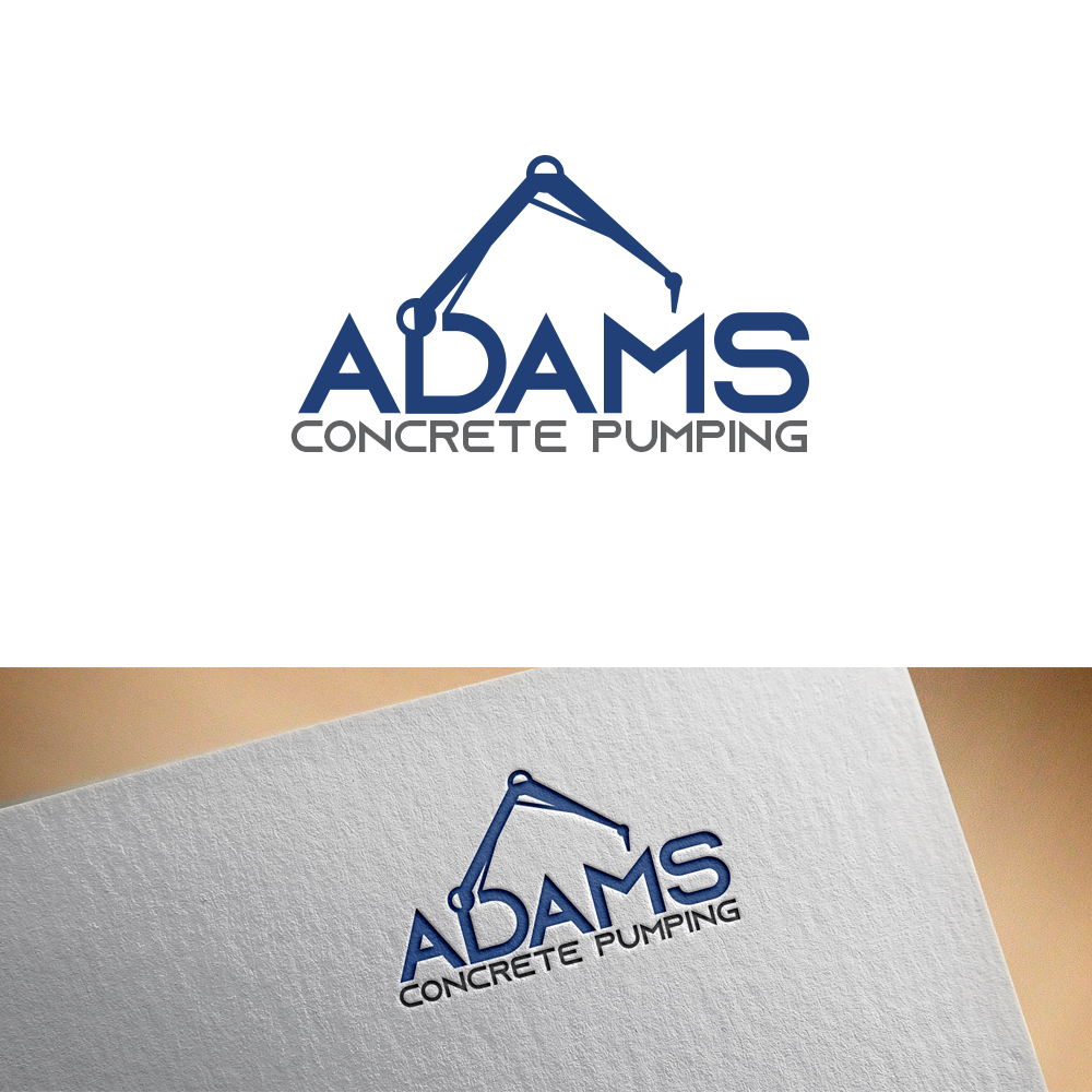 Logo Design by PsyPen for Adams concrete pumping ltd  | Design #26332075
