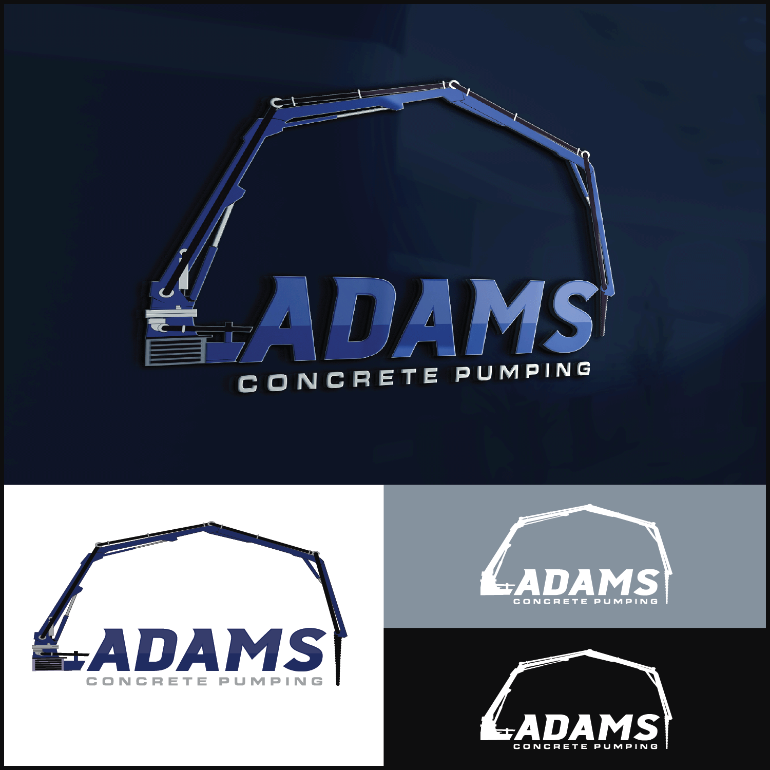 Diseño de Logo por Lenora para Adams concrete pumping ltd  | Diseño #26562696