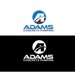 Adams concrete pumping | Logo Design by Finley Johnson