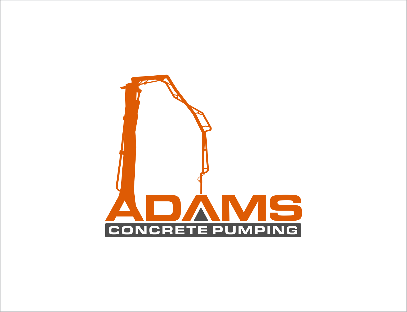 Logo Design by BNdesigner for Adams concrete pumping ltd  | Design #26565909