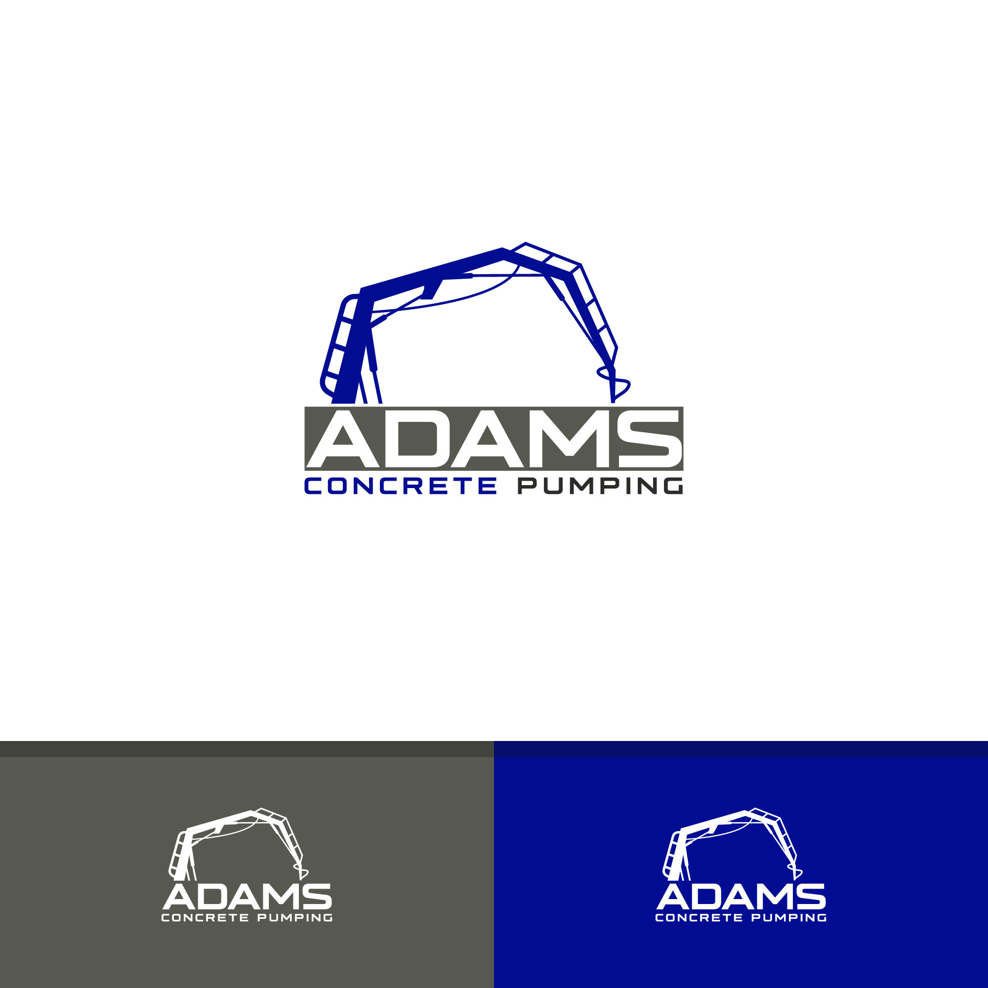 Logo-Design von anakbageur für Adams concrete pumping ltd  | Design #26382813