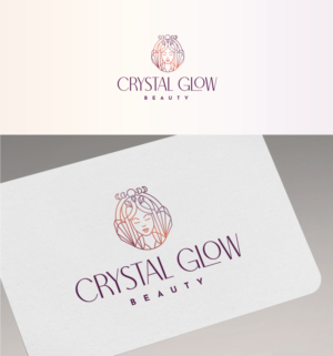 Crystal Glow Beauty | Logo Design by Birdcage