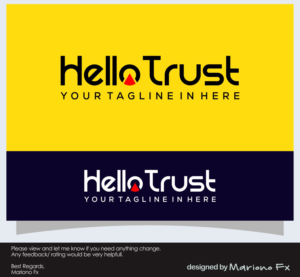 Hello Trust (either one word or two, camel case or not, I am open to ideas) | Diseño de Logo por Mariono Fx
