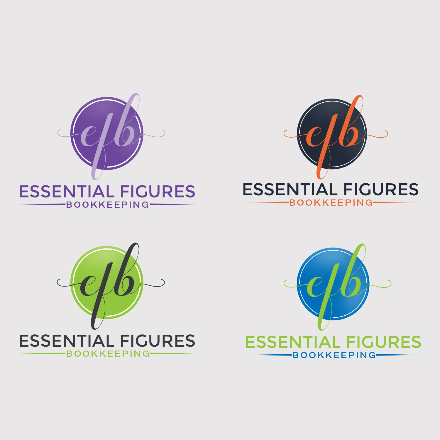 Logo Design by abhome for Essential Figures Bookkeeping | Design #26410225