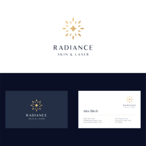 Radiance Skin & Laser (or Radiance Skin & Laser) | Logo Design by fauxdesigns