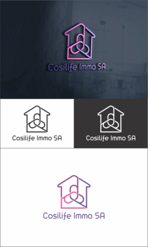 Logo Design by Robert Macwan for Cosilife Immo SA | Design #26336090